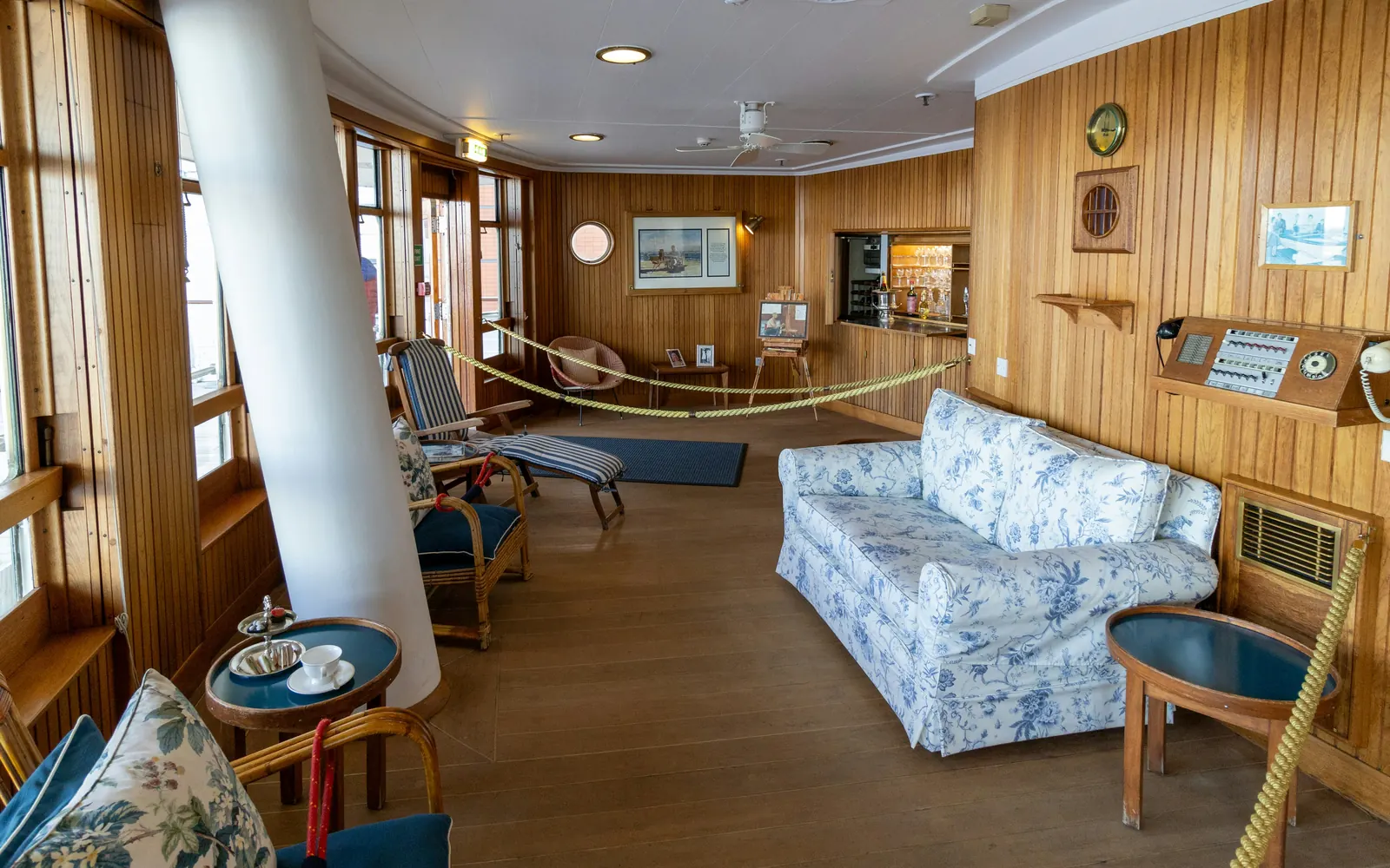 La Royal Yacht Britannia en Ocean Terminal, Leith
