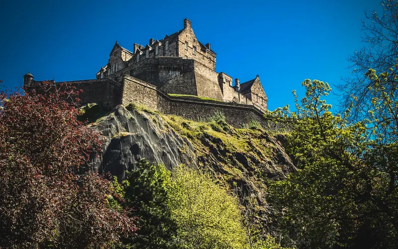 Edinburgh Castle sobre la ciudad